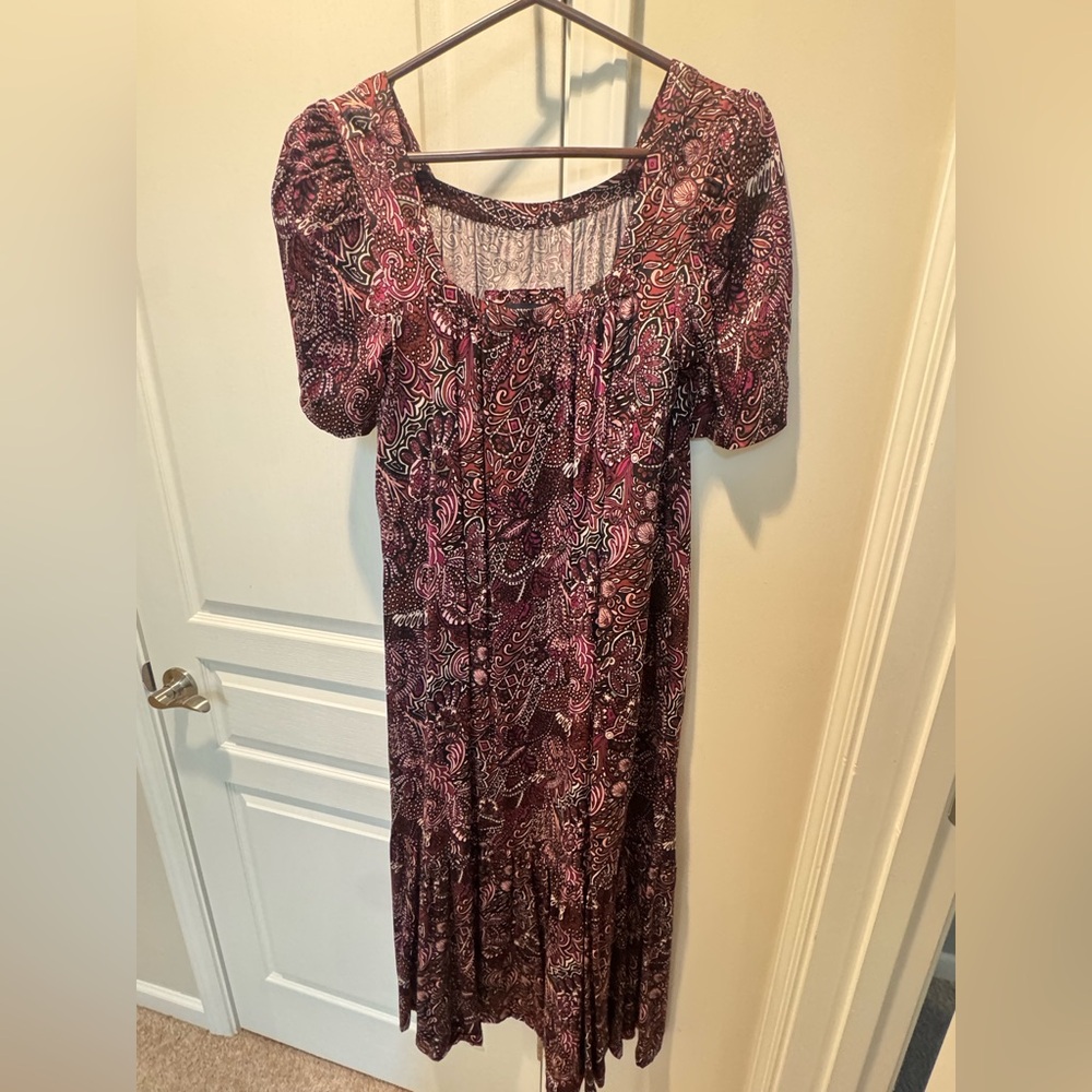 Pink Anthropologie dress